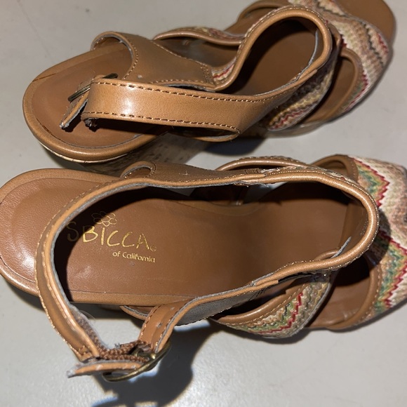 Multi color 5’ wedge heel, SBicca (of California) - Picture 5 of 11